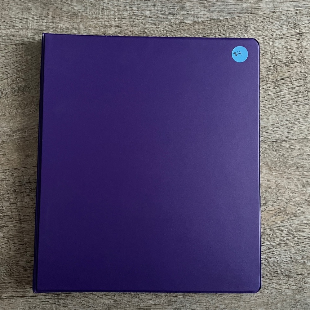 Purple Binder